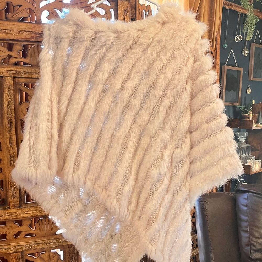 Coco + Carmen Cream Poncho